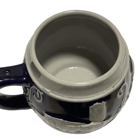 German WEKARA Pottery Mug / Cup Cobalt Blue # 5417 - Picture 4 of 5